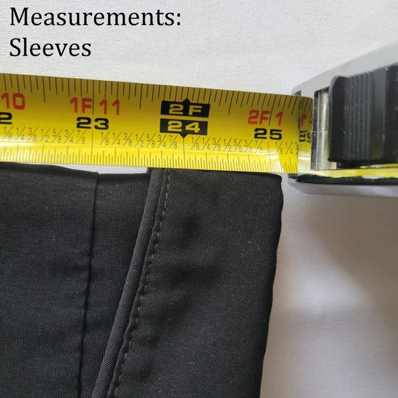 Fleet Street Black Trench Coat M, Drawstring Waist, Detachable Hood, Fall Office - Picture 10 of 14